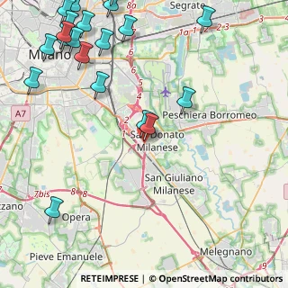 Mappa SS 9 Via Emilia, 20097 San Donato Milanese MI, Italia (6.262)