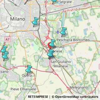 Mappa Via Londra, 20097 San Donato Milanese MI, Italia (5.46182)
