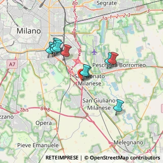 Mappa Via Strasburgo, 20097 San Donato Milanese MI, Italia (3.19818)