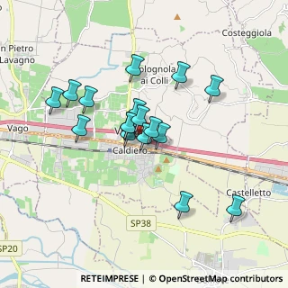 Mappa Via Padova, 37042 Caldiero VR, Italia (1.47176)