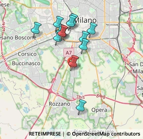 Mappa Via dell'Arcadia, 20142 Milano MI, Italia (3.46846)