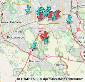 Mappa Via dell'Arcadia, 20142 Milano MI, Italia (3.85813)