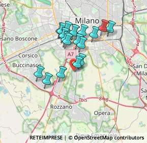 Mappa Via dell'Arcadia, 20142 Milano MI, Italia (3.02053)