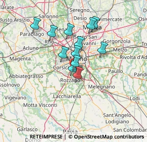 Mappa Via dell'Arcadia, 20142 Milano MI, Italia (10.4825)