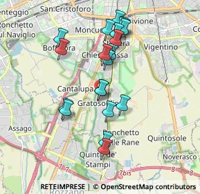 Mappa Via dell'Arcadia, 20142 Milano MI, Italia (1.7175)