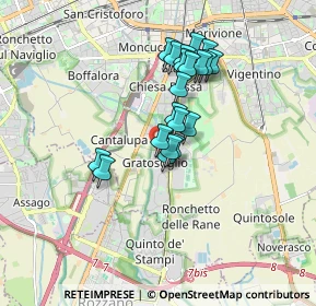 Mappa Via dell'Arcadia, 20142 Milano MI, Italia (1.3755)