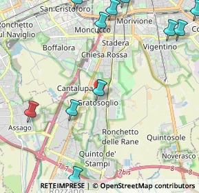 Mappa Via dell'Arcadia, 20142 Milano MI, Italia (3.0175)
