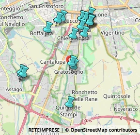 Mappa Via dell'Arcadia, 20142 Milano MI, Italia (2.135)
