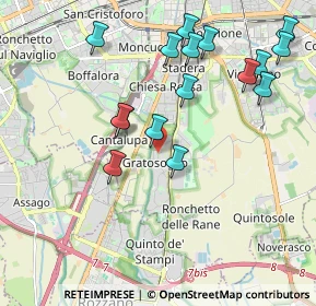 Mappa Via dell'Arcadia, 20142 Milano MI, Italia (2.10938)