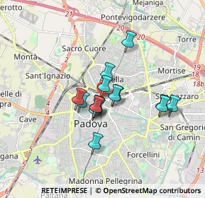 Mappa Via Niccolò Tommaseo, 35100 Padova PD, Italia (1.22267)