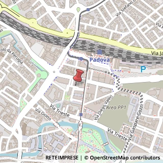 Mappa Piazza A. de Gasperi, 45, 35131 Padova, Padova (Veneto)