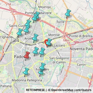 Mappa Via Luciano Manara, 35129 Padova PD, Italia (2.19214)