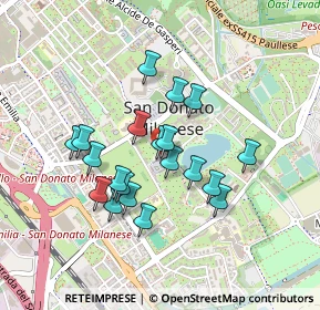Mappa Piazza Generale Carlo Alberto dalla Chiesa, 20097 San Donato Milanese MI, Italia (0.369)