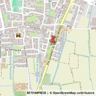 Mappa 20 Via Cavalieri Di Vittorio Veneto, Dello, BS 25020, 25020 Dello BS, Italia, 25020 Dello, Brescia (Lombardia)