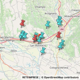 Mappa Via Novella, 37032 Monteforte d'Alpone VR, Italia (6.695)