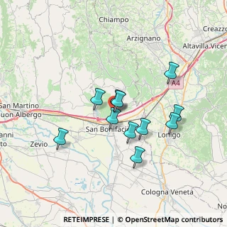 Mappa Via Novella, 37032 Monteforte d'Alpone VR, Italia (5.76364)