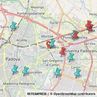 Mappa Via Sonnino Sidney, 35129 Padova PD, Italia (2.6925)