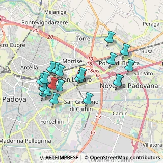 Mappa Via S. Marco, 35100 Padova PD, Italia (1.7655)