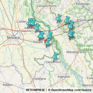 Mappa Via Magenta, 28065 Cerano NO, Italia (7.19)