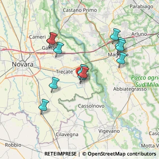 Mappa Via Magenta, 28065 Cerano NO, Italia (7.06)