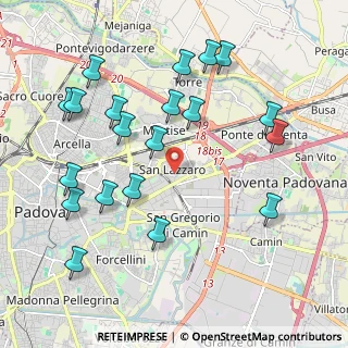 Mappa Via Giovanni Giolitti, 35129 Padova PD, Italia (2.249)