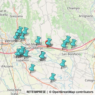 Mappa Via Antonio Meucci, 37042 Caldiero VR, Italia (8.8185)
