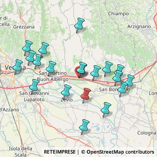 Mappa Via Don Pio Leonardi, 37042 Caldiero VR, Italia (8.243)