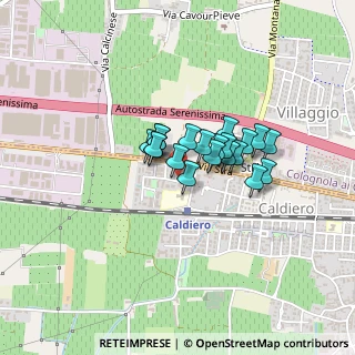 Mappa Via Don Pio Leonardi, 37042 Caldiero VR, Italia (0.2635)