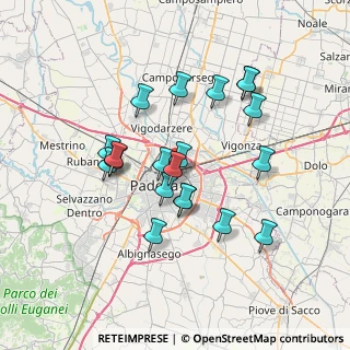 Mappa Via Inigo Campioni, 35131 Padova PD, Italia (6.3335)