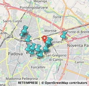 Mappa Via Pietro Maroncelli, 35129 Padova PD, Italia (1.40467)