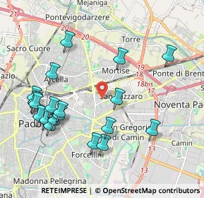 Mappa Via Pietro Maroncelli, 35129 Padova PD, Italia (2.2175)