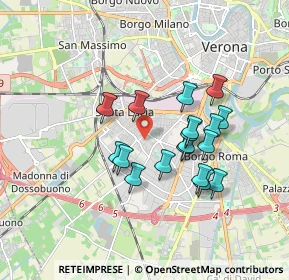 Mappa 37136 Verona VR, Italia (1.47889)