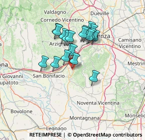 Mappa Via Palazzetto, 36040 Sarego VI, Italia (10.8995)