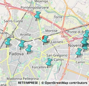 Mappa Via Terenzio Mamiani, 35129 Padova PD, Italia (2.61182)