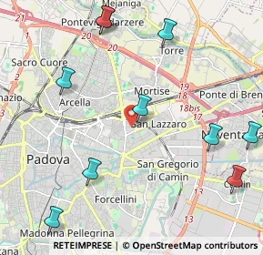 Mappa Via Riccardo Gigante, 35129 Padova PD, Italia (2.78909)