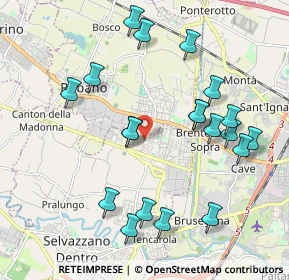Mappa Via U. Foscolo, 35030 Caselle PD, Italia (2.113)