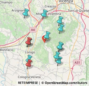 Mappa Via Casette, 36040 Grancona VI, Italia (7.33)