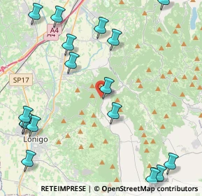 Mappa Via Casette, 36040 Grancona VI, Italia (6.0585)