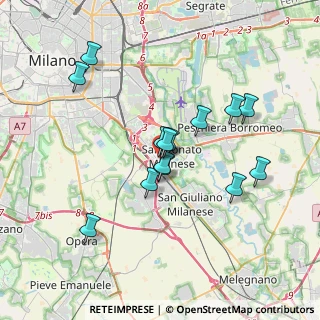 Mappa Via Martiri Cefalonia, 20090 Opera MI, Italia (3.15643)