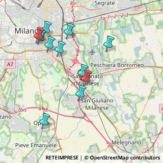 Mappa Via Martiri Cefalonia, 20090 Opera MI, Italia (4.07)