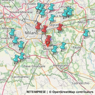 Mappa Via Martiri Cefalonia, 20090 Opera MI, Italia (9.885)