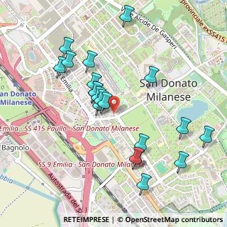 Mappa Via Martiri Cefalonia, 20097 San Donato Milanese MI, Italia (0.488)