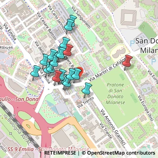 Mappa Via Martiri Cefalonia, 20097 San Donato Milanese MI, Italia (0.1975)