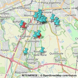 Mappa Via Gustavo Sanvenero Rosselli, 20142 Milano MI, Italia (1.9015)