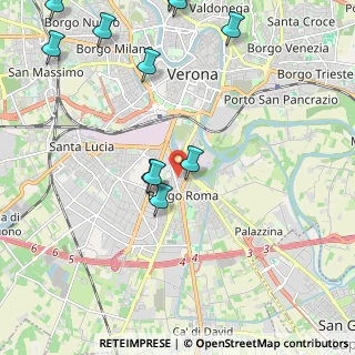 Mappa Via Gorizia, 37135 Verona VR, Italia (2.90769)