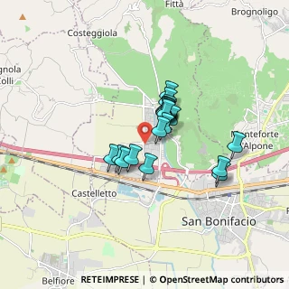 Mappa Via Marcello, 37038 Soave VR, Italia (1.121)