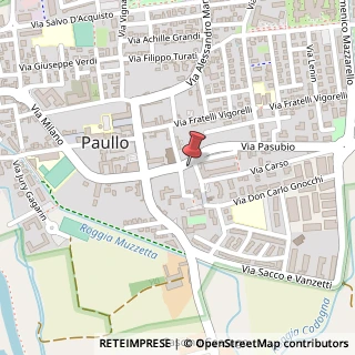 Mappa Piazza Guglielmo Marconi, 4, 20067 Paullo, Milano (Lombardia)