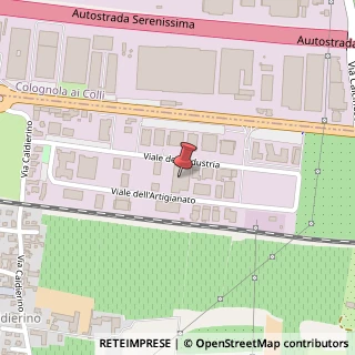 Mappa Viale dell'Industria, 15/17, 37042 Caldiero, Verona (Veneto)
