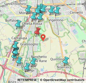 Mappa Via Selvanesco, 20141 Cascina Cascinetta MI, Italia (2.575)