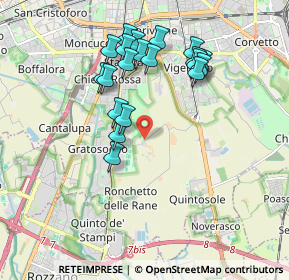 Mappa Via Selvanesco, 20141 Cascina Cascinetta MI, Italia (1.7955)